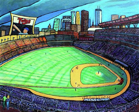 Target Baseball Field Painting by James O'Connell - Fine Art America