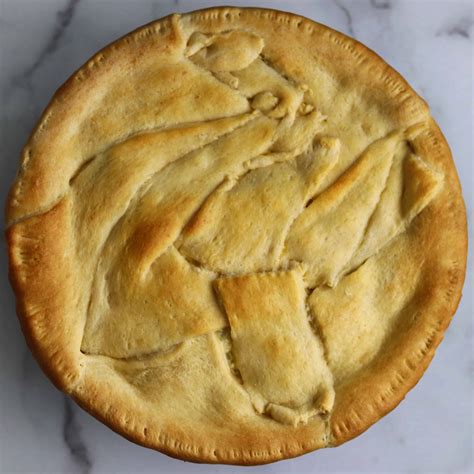 Simple Crescent Roll Chicken Pot Pie with Rotisserie Chicken