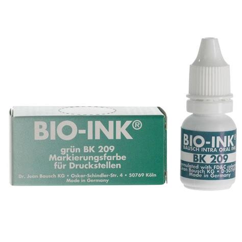 BIO-INK GREEN INTRAORAL INK 15ml. - BAUSCH