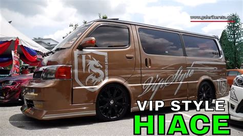 Toyota Hiace Modified Super Custom | Galeri Kereta - YouTube