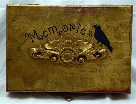 Crow memory box upcycled | Artwork, Memory box, Art