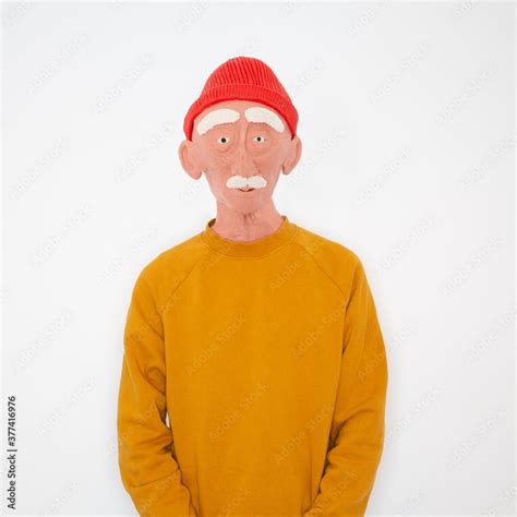 Clay Puppet Portrait Stock Photo | Adobe Stock