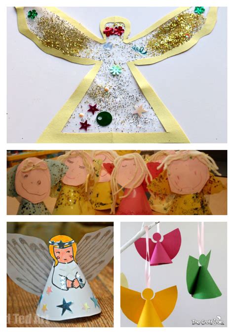 21 Angel Crafts Kids Can Make at Christmas Paper Crafts For Kids, Christmas Crafts For Kids ...