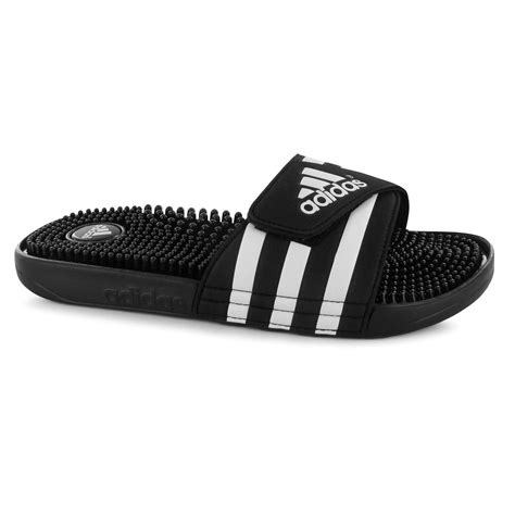 adidas Mens Adissage Slides Sandals Massage Footbed Summer Shoes Footwear | eBay