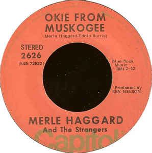 Merle Haggard And The Strangers - Okie From Muskogee (1969, Vinyl ...