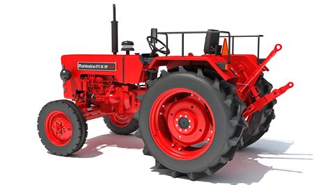 Mahindra Farm Tractor 3D Model - TurboSquid 2040741