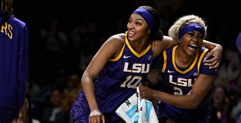 Angel Reese Nearly Gets Trampled During LSU Court-Storming