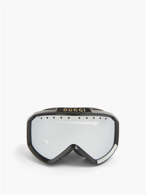 Gucci gg1210s Branded-strap Ski goggles in Grey | Lyst UK