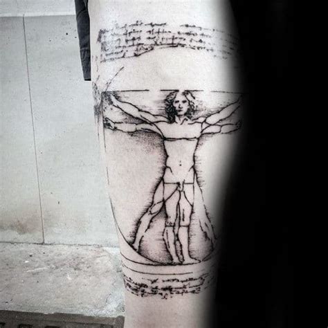 50 Unique Vitruvian Man Tattoo Designs for Men [2023 Guide]