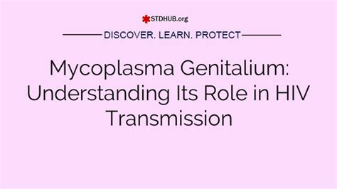 Mycoplasma Genitalium: Understanding Its Role in HIV Transmission