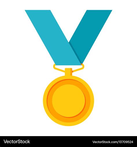 Gold medal icon Royalty Free Vector Image - VectorStock