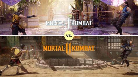 MK1 Combos vs. MK11 Combos - YouTube