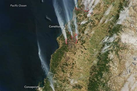 NASA satellite spots fires raging in Chile - UPI.com