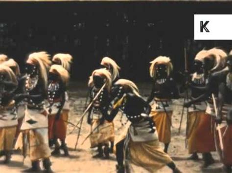 1950s Watussi Dancers, Kenya, Africa, Tribal Dancing, Colour Archive Footage - YouTube