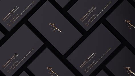 Free Premium Black Business Card Mockup PSD - Good Mockups