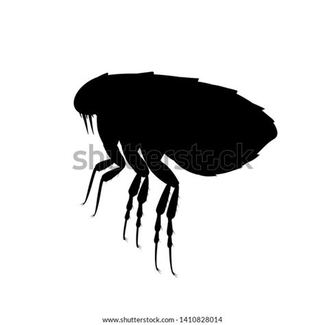 Flea Silhouette Pest Control Service Pest Stock Vector (Royalty Free) 1410828014 | Shutterstock