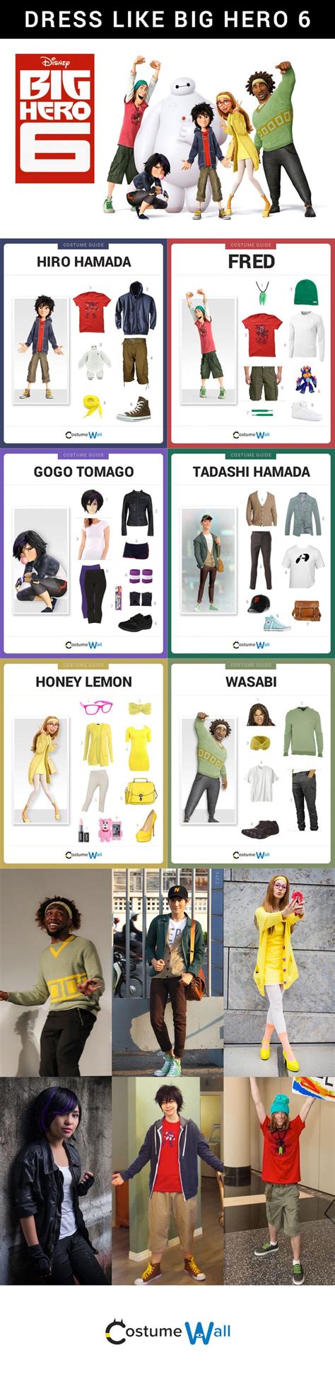 Big Hero 6 Costume and Cosplay Ideas | Costume Wall | Big hero 6 costume, Disney inspired ...