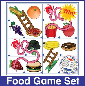 Food Game Set by Donald's English Classroom | Teachers Pay Teachers