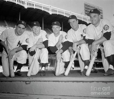 Yankee Baseball Players Photograph by Bettmann - Fine Art America