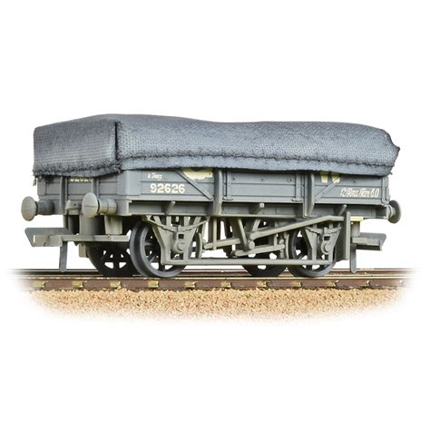 Bachmann Branchline - 33-088A - 5 Plank China Clay Wagon GWR Grey with Tarpaulin Cover - Era 3 ...