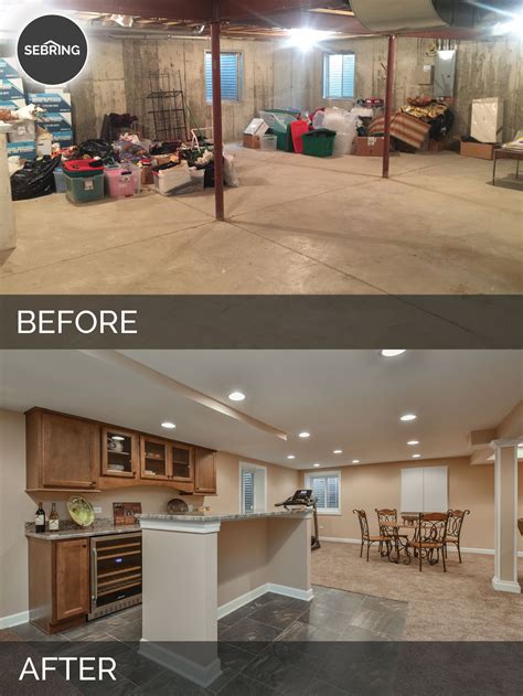 Carole's Basement Before & After Pictures | Luxury Home Remodeling ...