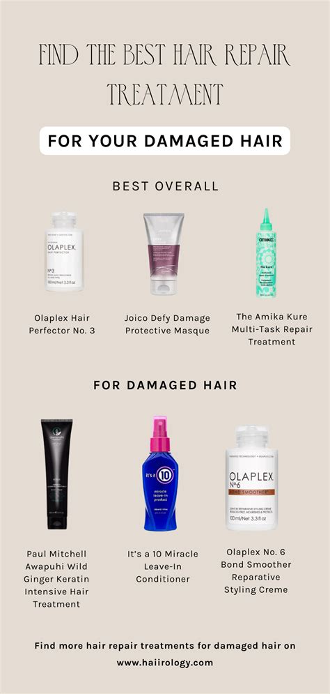 11 Best Hair Repair Treatments For Damaged Hair — Haiirology