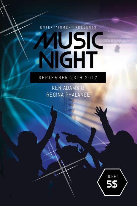 Copy of Music Night Flyer Template | PosterMyWall