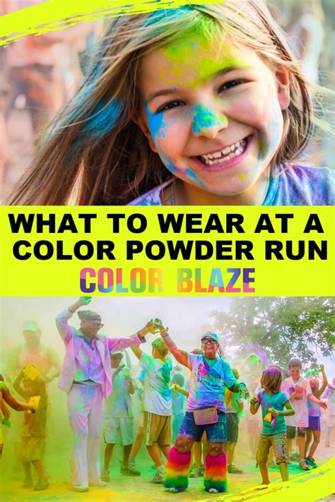 What to Wear at a Color Powder Run | Color powder, Color run powder ...