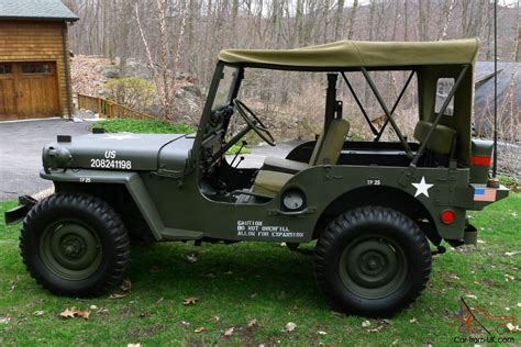 1951 Willys M38 - FULLY RESTORED ANTIQUE ARMY / MILITARY JEEP ...