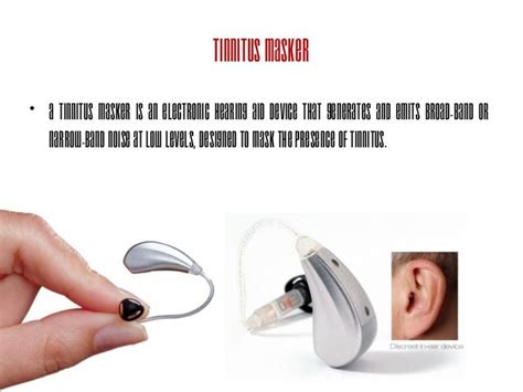 What is tinnitus and masking?