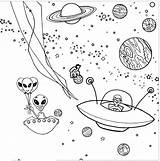 6 Unique Alien Coloring Pages For Kids  sketch template