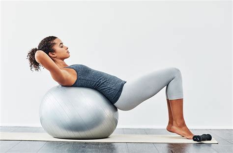 5 moves that prove an exercise ball is the underrated way to stretch your lower back | Ball ...