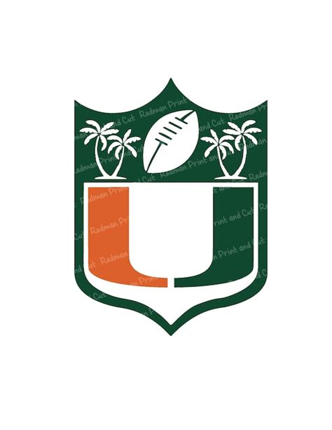 University of Miami SVG Home Décor Wall Décor etna.com.pe