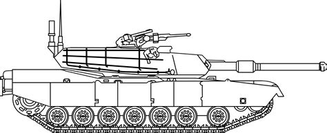 M1 Abrams tank PNG transparent image download, size: 2400x980px