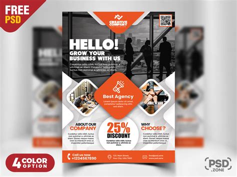 Creative Business Flyer PSD Template – Download PSD