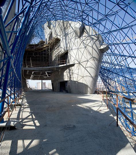 new images of heydar aliyev center by zaha hadid