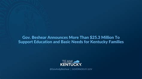 Governor Andy Beshear on Twitter: "ICYMI: Gov. Andy Beshear announced that more than $25.3 ...