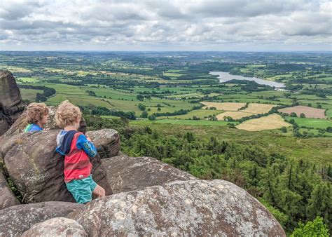 The Roaches walk (circular, 5.5km): inc. trig point and Doxey Pool