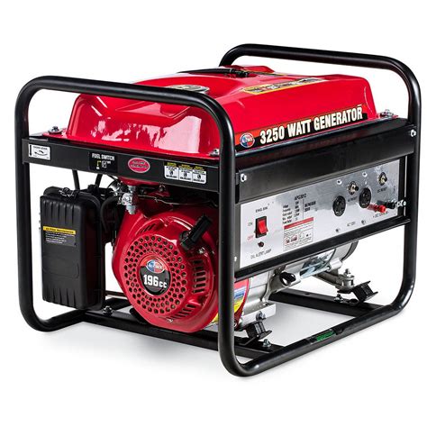 All Power 3250 Watt Generator APG3012, 3250W Gas Portable Generator for Home Use Power Backup ...