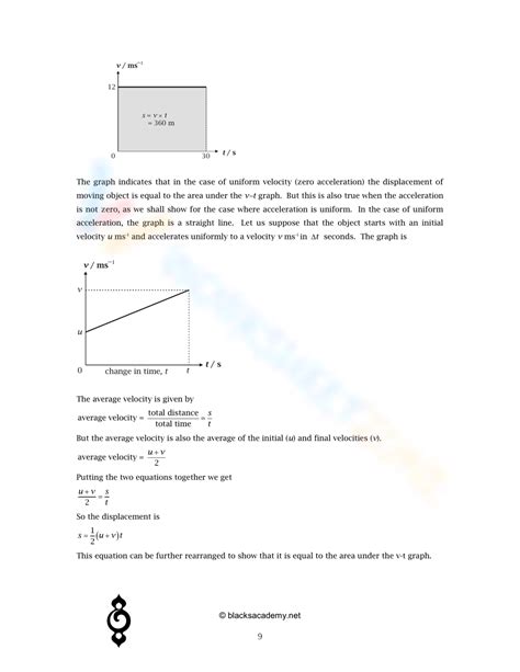 Free Velocity-time Graph Worksheet with Answers PDF