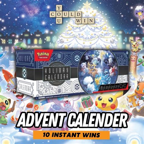 Pokémon TCG: Holiday Calendar (2023) + 10 Instant Wins - You Could Win