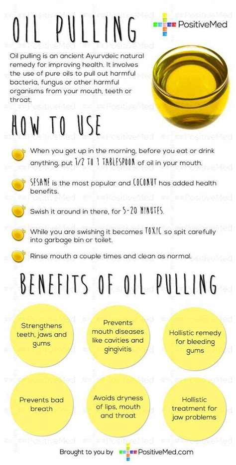 The Real Benefits of Oil Pulling #NaturalRemediesForSoreThroat in 2020 ...