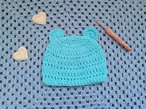 Crochet Baby Hat With Ears Free Pattern