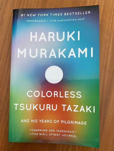 Colourless Tsukuru Tazaki- Haruki Murakami, Hobbies & Toys, Books ...