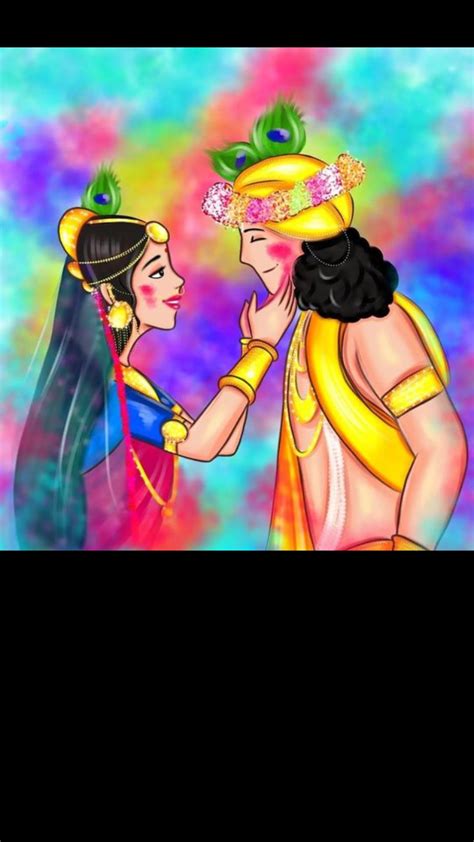 Radha Krishna Holi Images