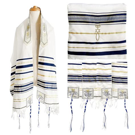 Buy New Covenant Prayer Shawl, English/Hebrew & Bag 72 X 22 (Israel) Holy Land at Amazon.in