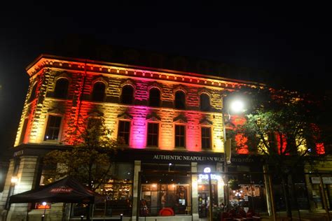 Downtown Guelph gets a little more colourful at night (5 photos) - Guelph News