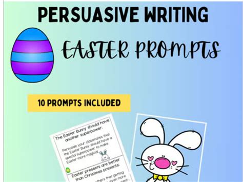 Easter - persuasive/exposition writing prompts | Teaching Resources