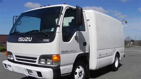 2003 Isuzu NPR HD Cab Over Box Truck 5.2L Turbo Diesel Intercooled Automatic - YouTube