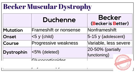 Becker muscular dystrophy - Medicine Keys for MRCPs